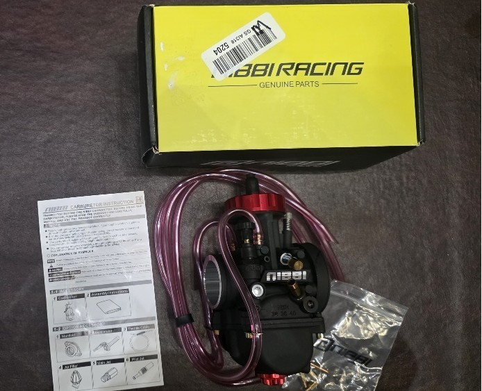 NIBBI Racing PWK 36mm high-performance carburetor.