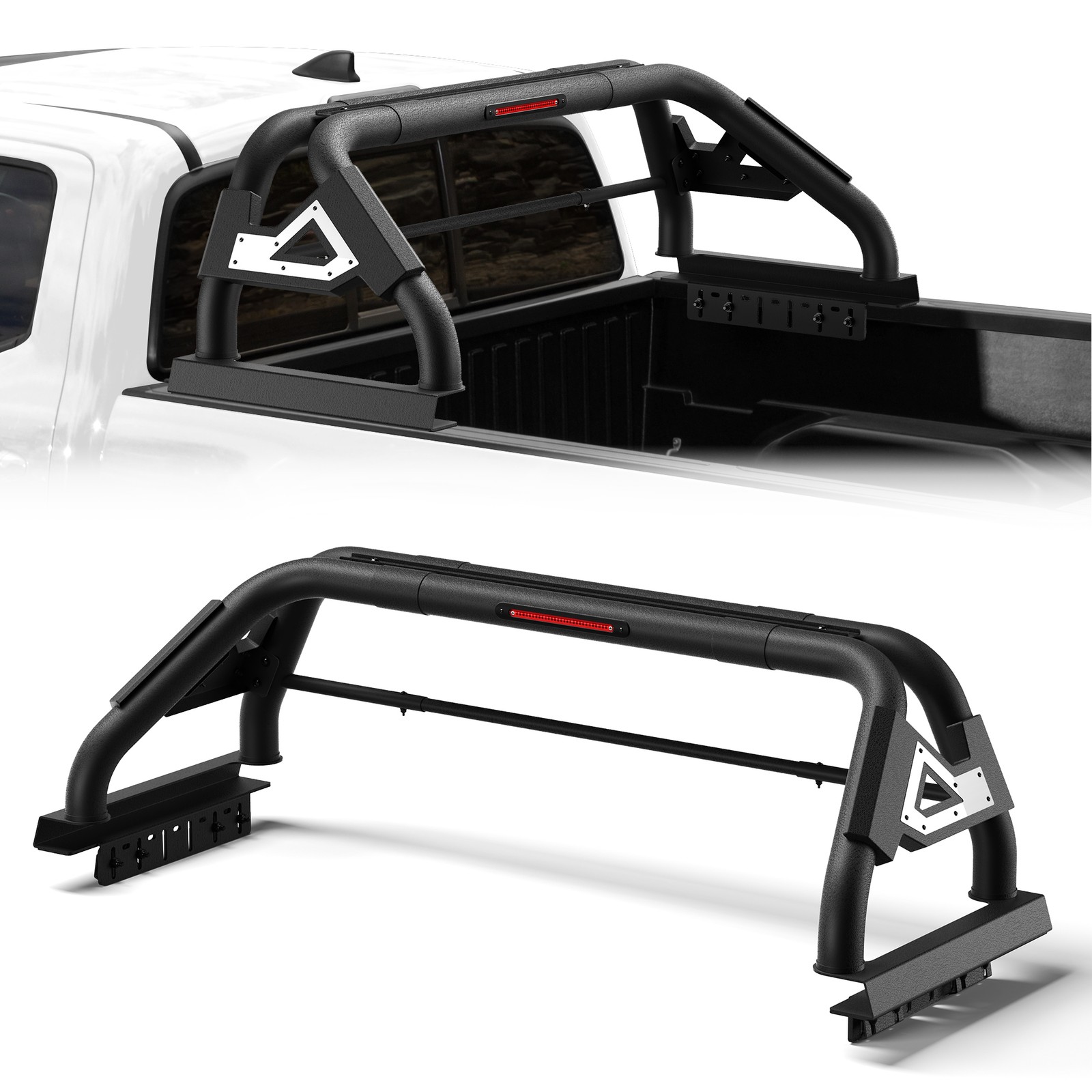Adjustable Roll Sport Bar Chase Rack Bed Bar for 2005-23 Toyota Tacoma /Frontier