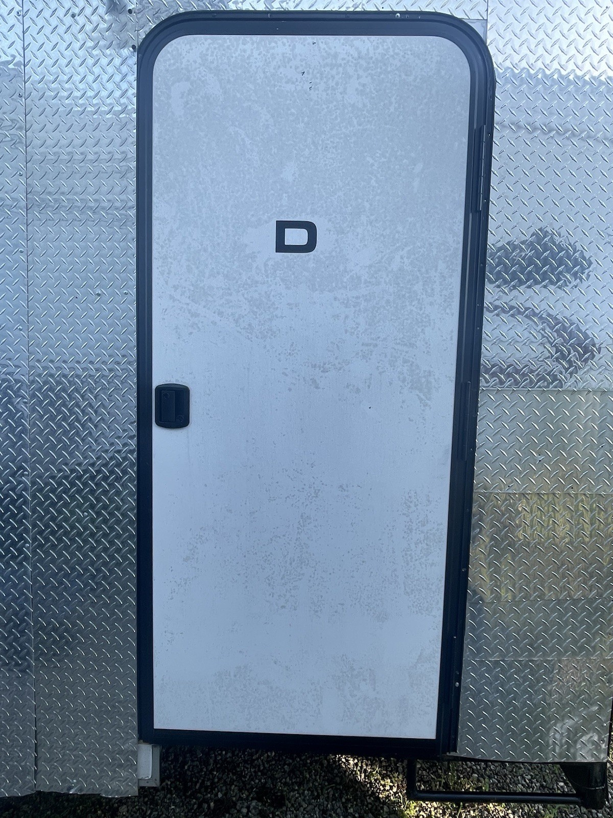 Used Lippert RV Trailer ENTRY DOOR With Frame 32 By 72