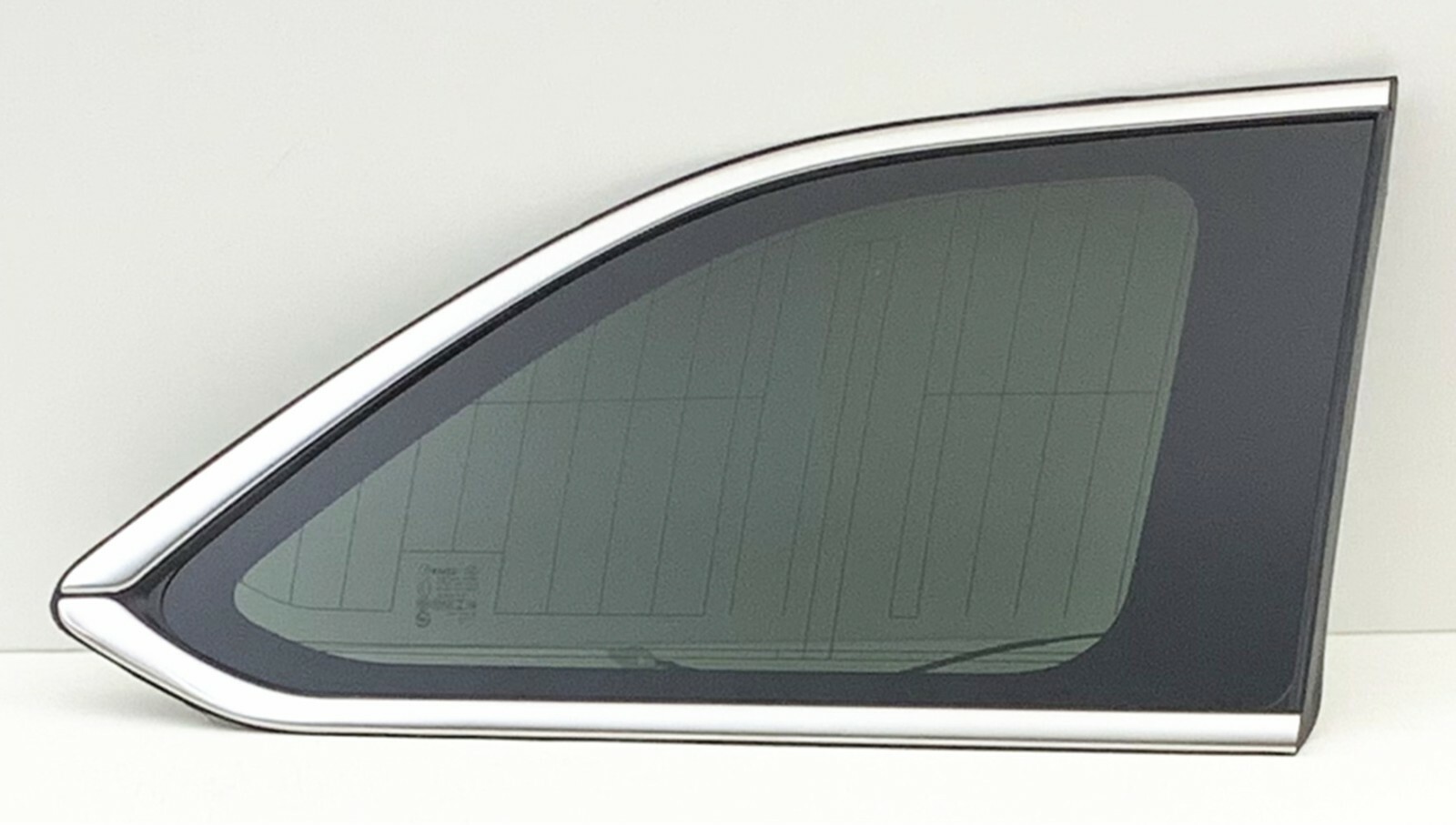 Fits 14-19 Toyota Highlander Passenger Right Side Quarter Window Glass Chrome Fits 14-19 Toyota Highlander Passenger Right Side Quarter Window Glass Chrome