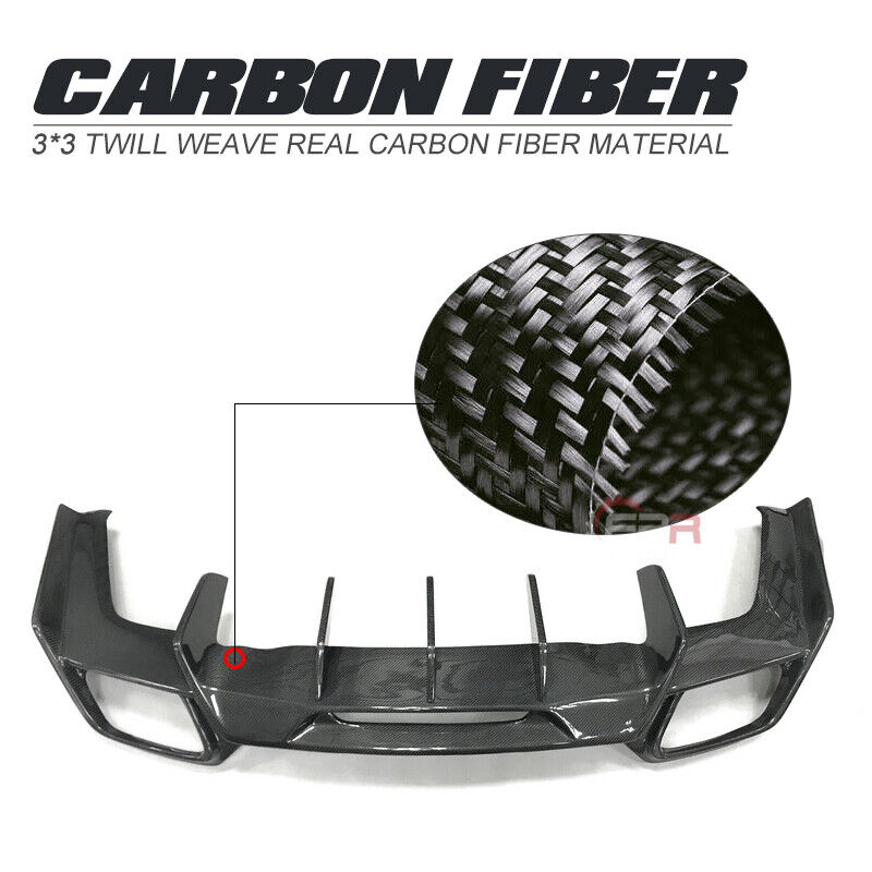 Carbon Fiber Ren Style Rear Bumper Diffuser Body Kits For Mercedes Benz AMG GT