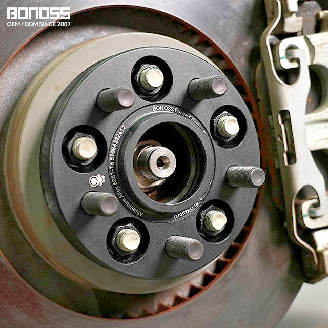 2x25mm 5x108 CB63.3 BONOSS 7075-T6 Wheel Spacers For Lincoln Nautilus 2019-2021 