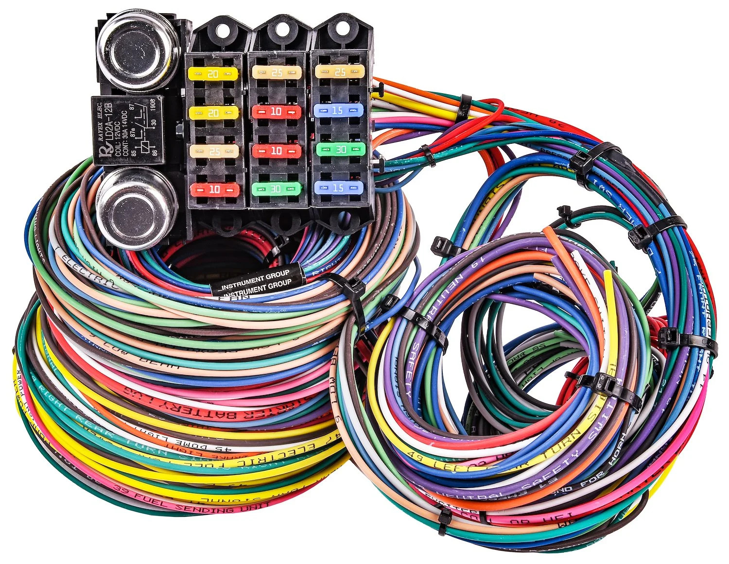 JEGS Universal Wiring Harness [14-Circuit with Fuse Block]
