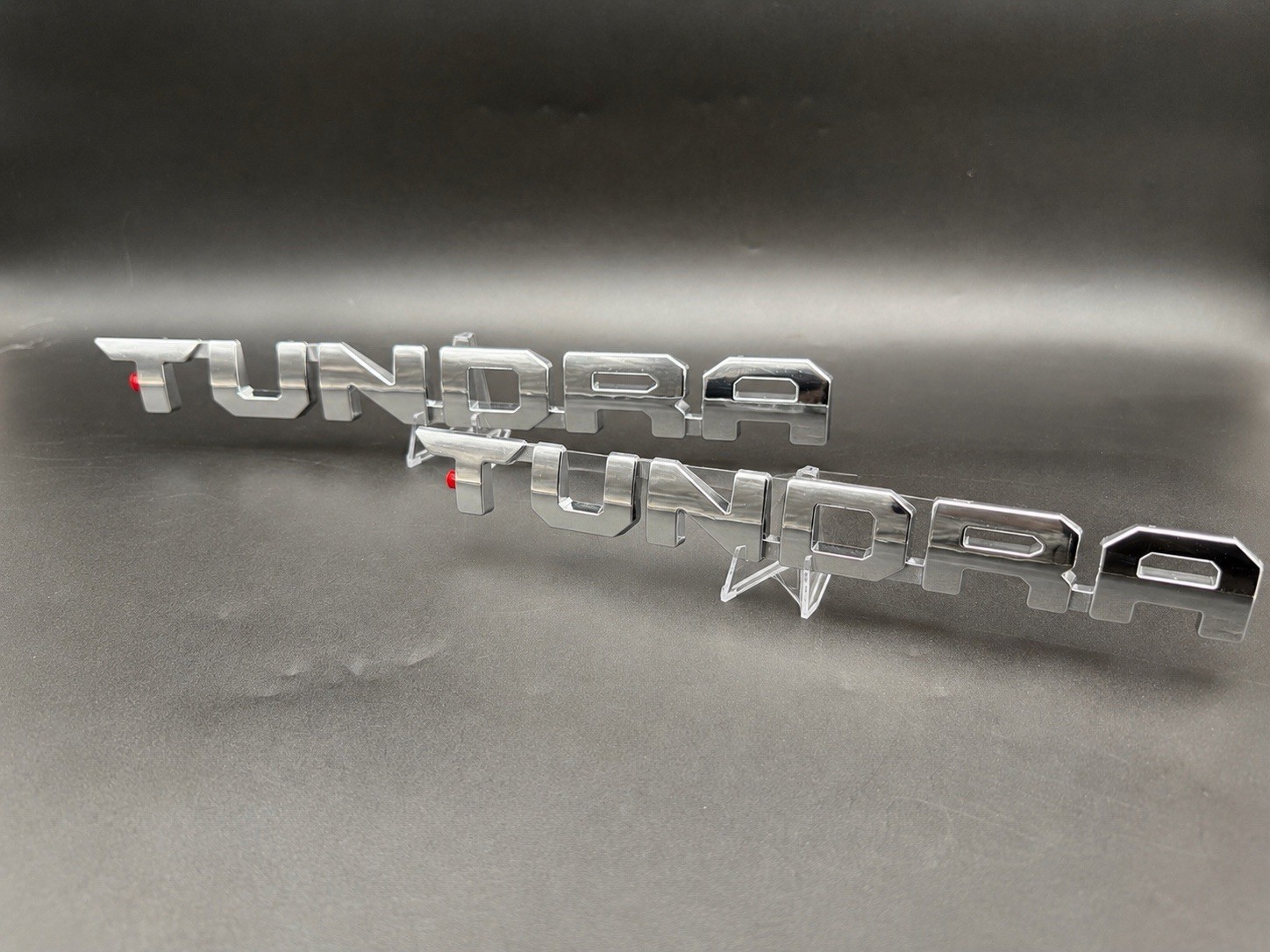 2pc Door Side Emblem Badge For 2014-2024 Tundra SR5 4X4 Gloss Chrome Replacement