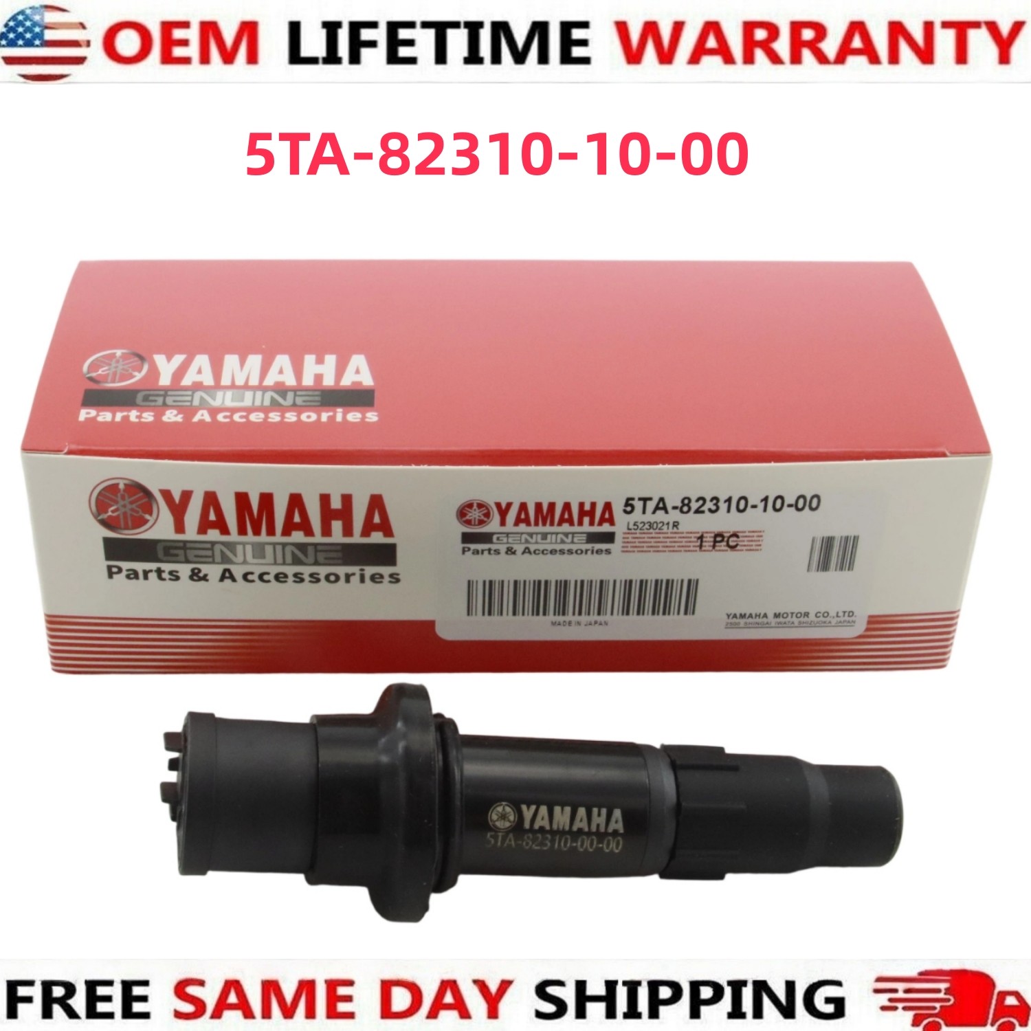 OEM Yamaha Ignition Coil MANY 2003-2013 YZF450 WR450F YZF450F 5TA-82310-10-00
