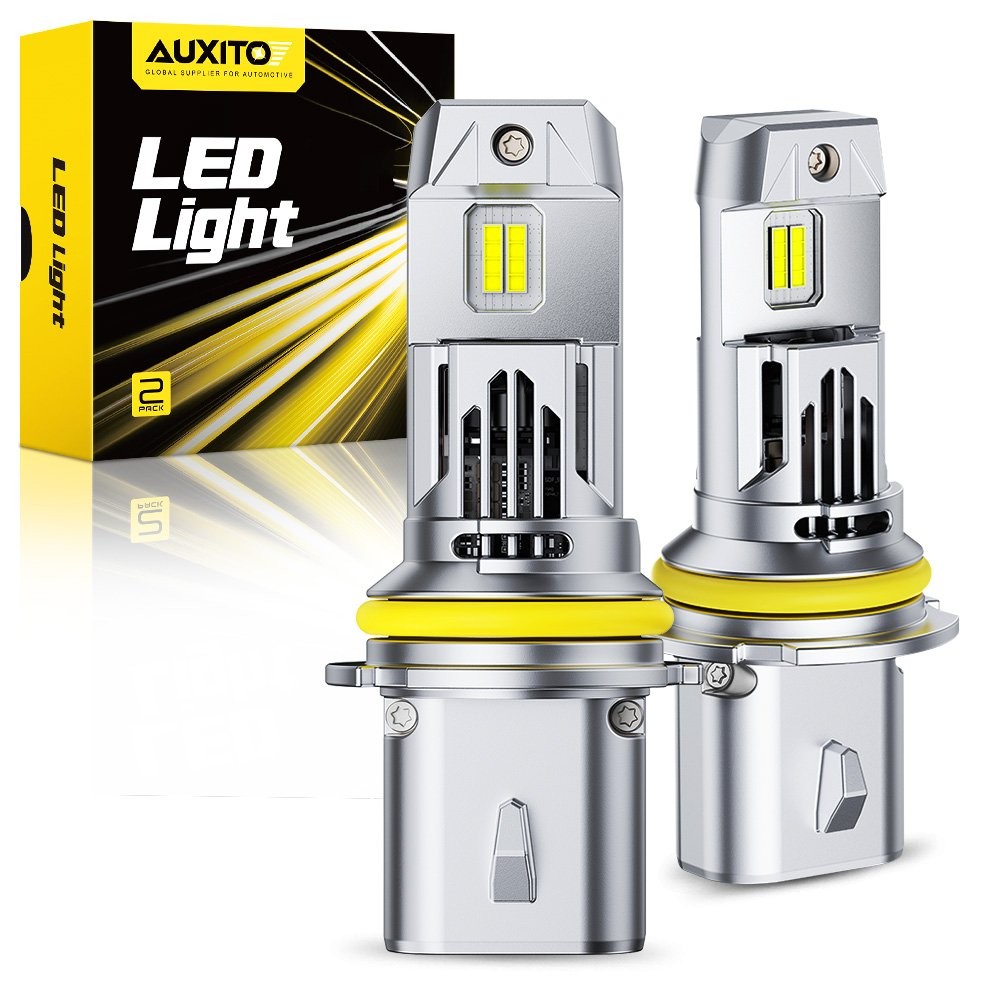 33000LM AUXITO 9007 HB5 High Low Dual Beam Combo LED Headlight Bulbs Canbus J