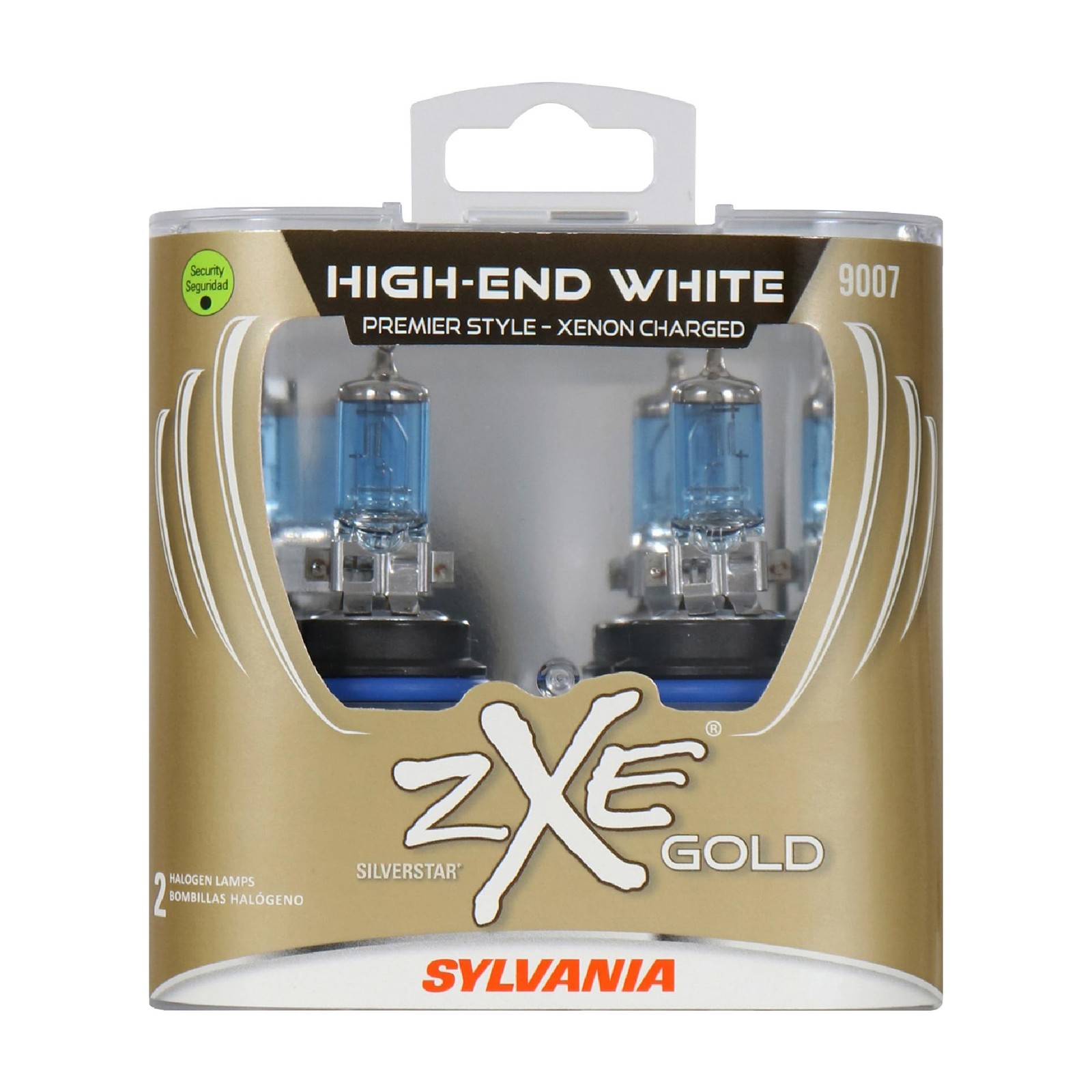 SYLVANIA - 9007 (HB5) SilverStar zXe Gold High Performance Halogen White