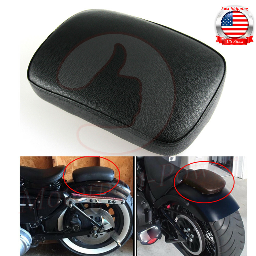 Rectangular Pillion Passenger Pad Seat 6/8 Suction Cup Pad For Harley Motorcycle