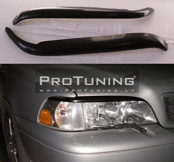 Eyebrows / headlight mask covers for Volvo C70 / V70 / S70 / XC70 1997-2000 MK1