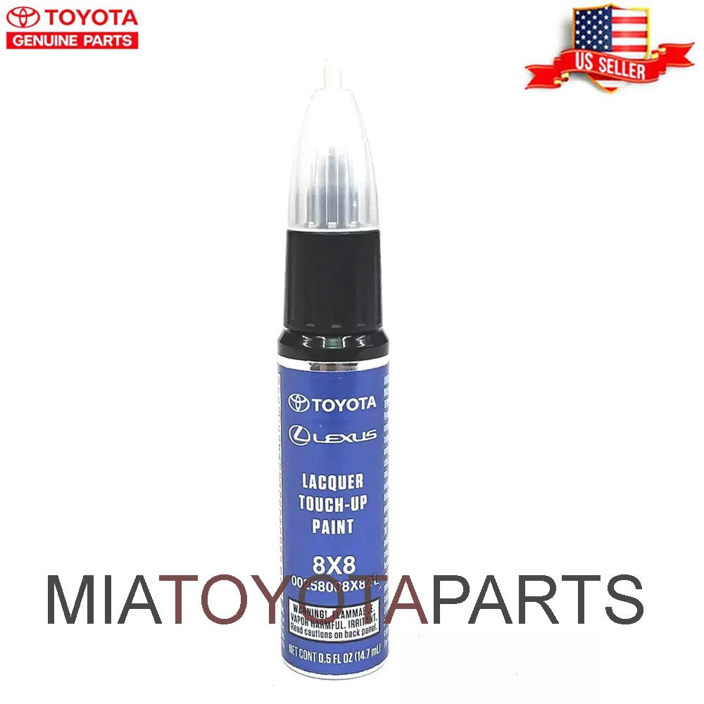 Genuine OE Toyota Lexus Touch Up Paint Code 8X8 Dark Blue Blueprint 00258008X821