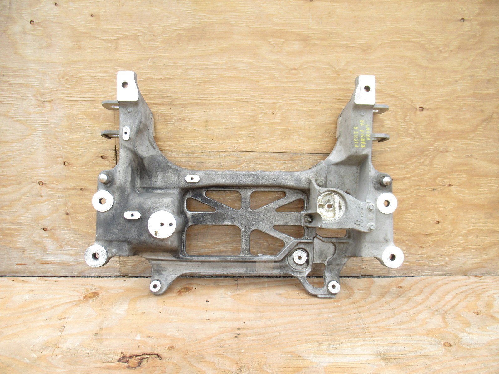 2012 Fisker Karma Front Subframe Cradle Crossmember Used OEM c1311221110