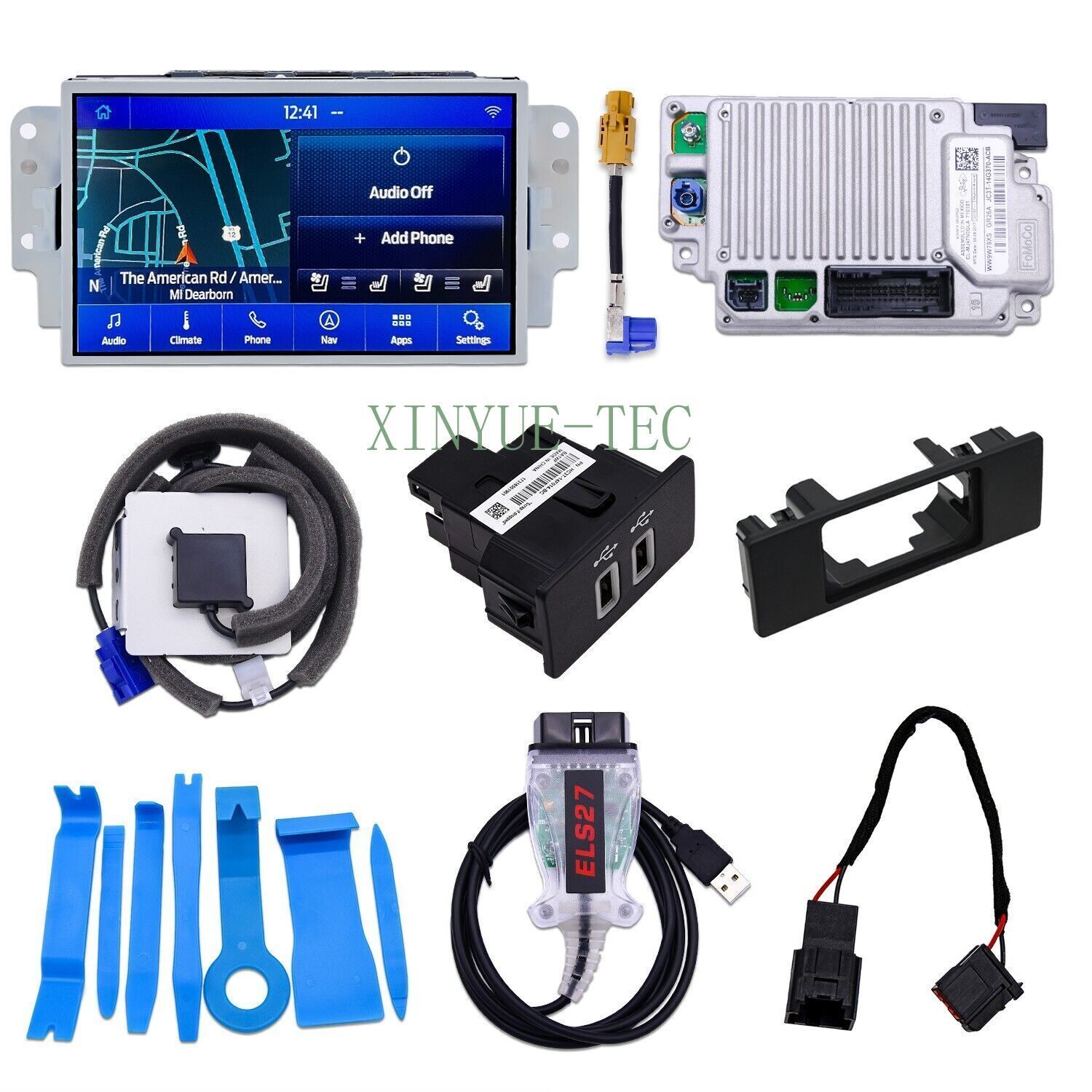 Factory SYNC 2 to SYNC 3 Upgrade Kit V3.4 Fit for Ford Sync3 Carplay APIM NA223