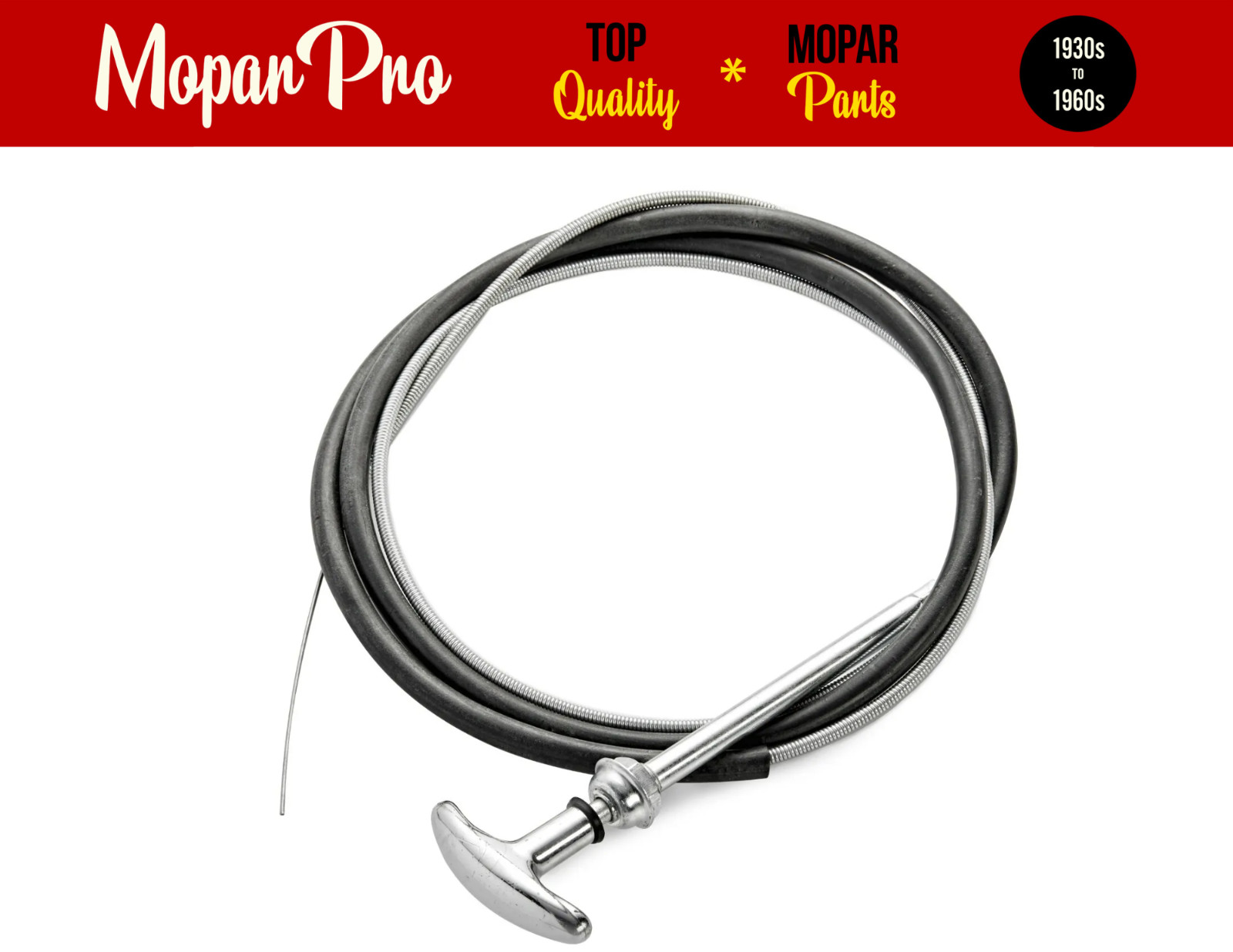 1955-1957 PLYMOUTH DODGE CHRYSLER DESOTO BRAND NEW HOOD/OVERDRIVE CABLE