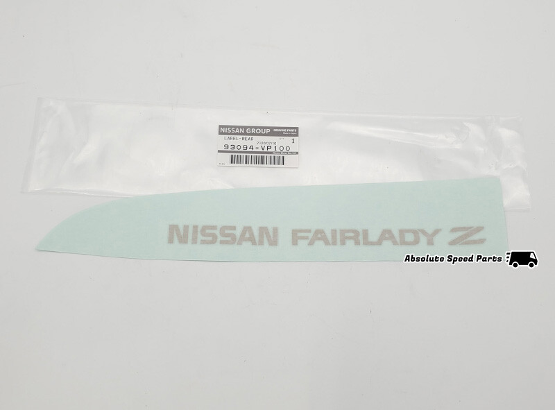 NEW OEM JDM Nissan Fairlady Z rear decal for Z32 300ZX 93094-VP100 NEW OEM JDM Nissan Fairlady Z rear decal for Z32 300ZX 93094-VP100