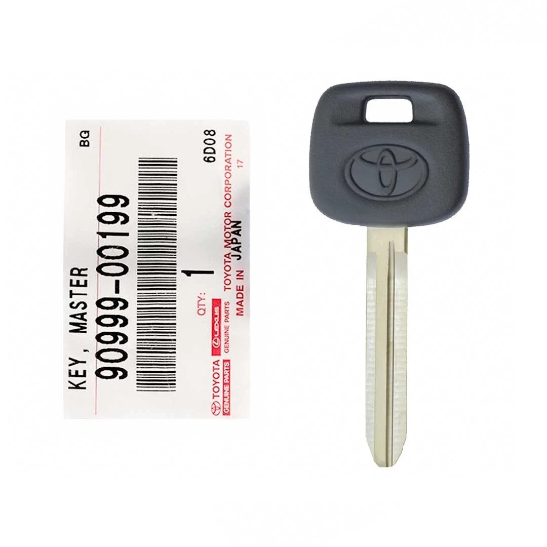 OEM Genuine Toyota Master Black Rubber Headed Blank Key 90999-00199 OEM Genuine Toyota Master Black Rubber Headed Blank Key 90999-00199
