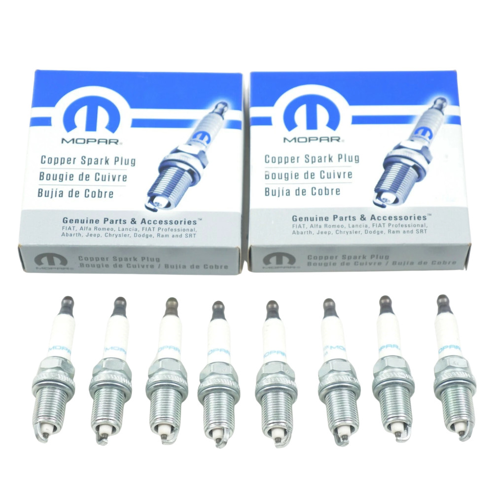 1999-2007 Set of 8 Chrysler Jeep Dodge 4.7 Liter V8 Spark Plugs Mopar 68303918AA 1999-2007 Set of 8 Chrysler Jeep Dodge 4.7 Liter V8 Spark Plugs Mopar 68303918AA