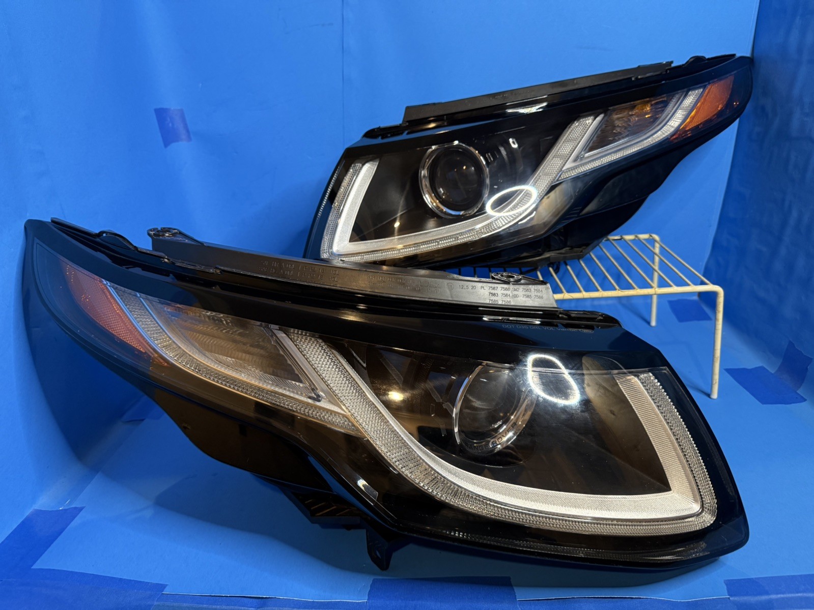 COMPLETE🔥MINT 2016-2019 RANG ROVER EVOQUE LEFT & RIGHT OEM XINON HID HEADLIGHT 