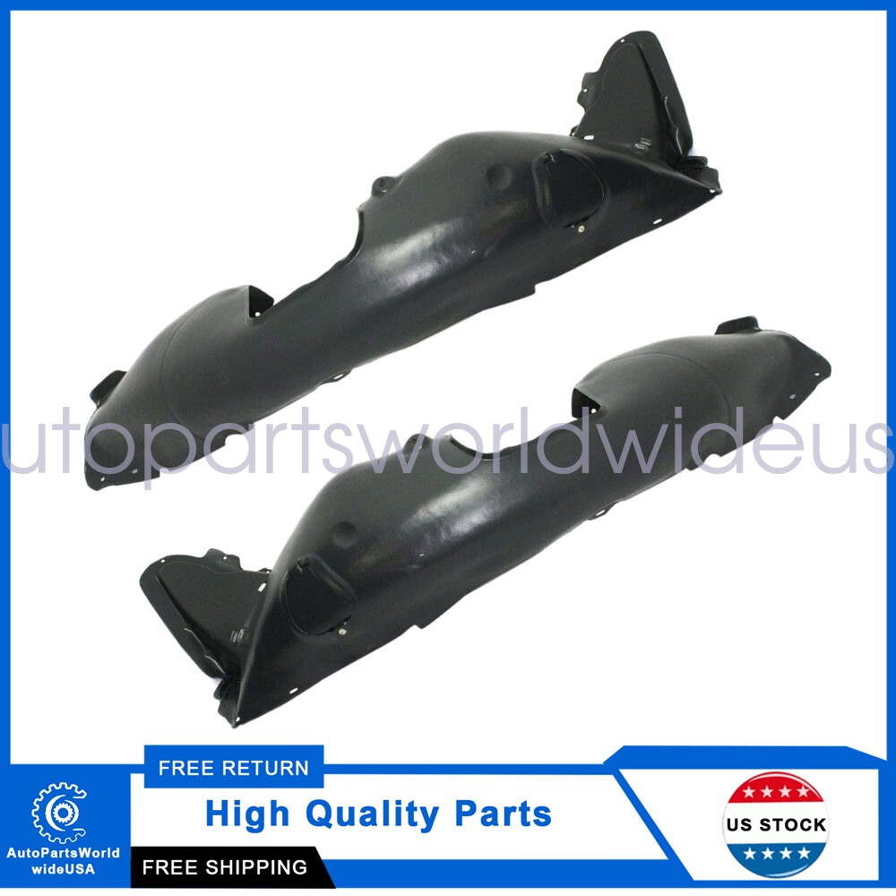New Front Pair Fender Liners 561805912D9B9 Fit Volkswagen Passat 2012-15