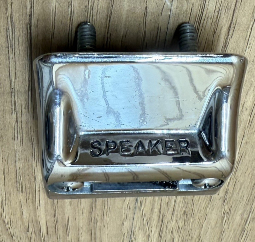 Vintage Oldsmobile Speaker Switch Bezel 1954-1956 Nice Chrome 564661