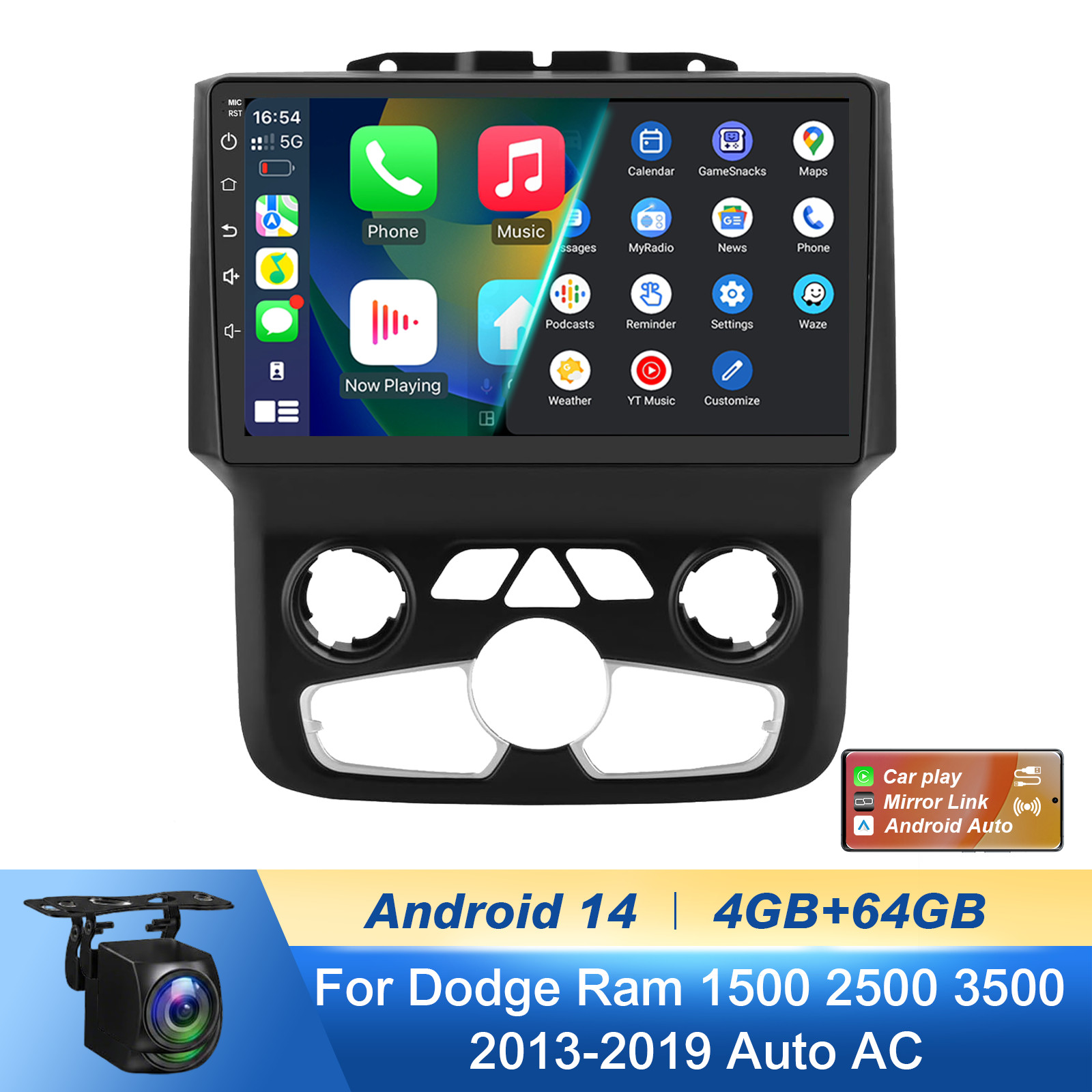 8Core 4+64G Dodge Ram1500/2500/3500 2013-2019 9 8Core 4+64G Dodge Ram1500/2500/3500 2013-2019 9