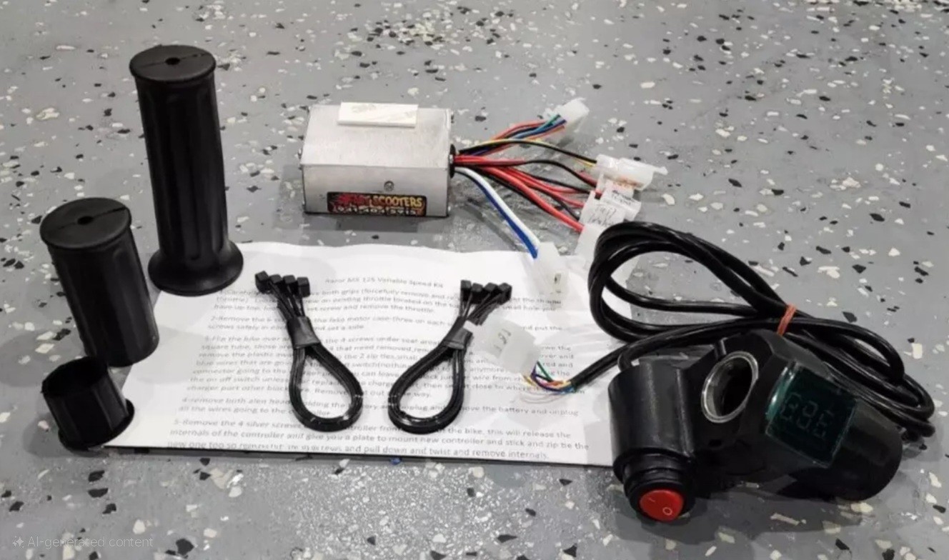 Razor MX125 Variable Speed Kit 12v, 18v Or 20v Controller And Throttle Kit