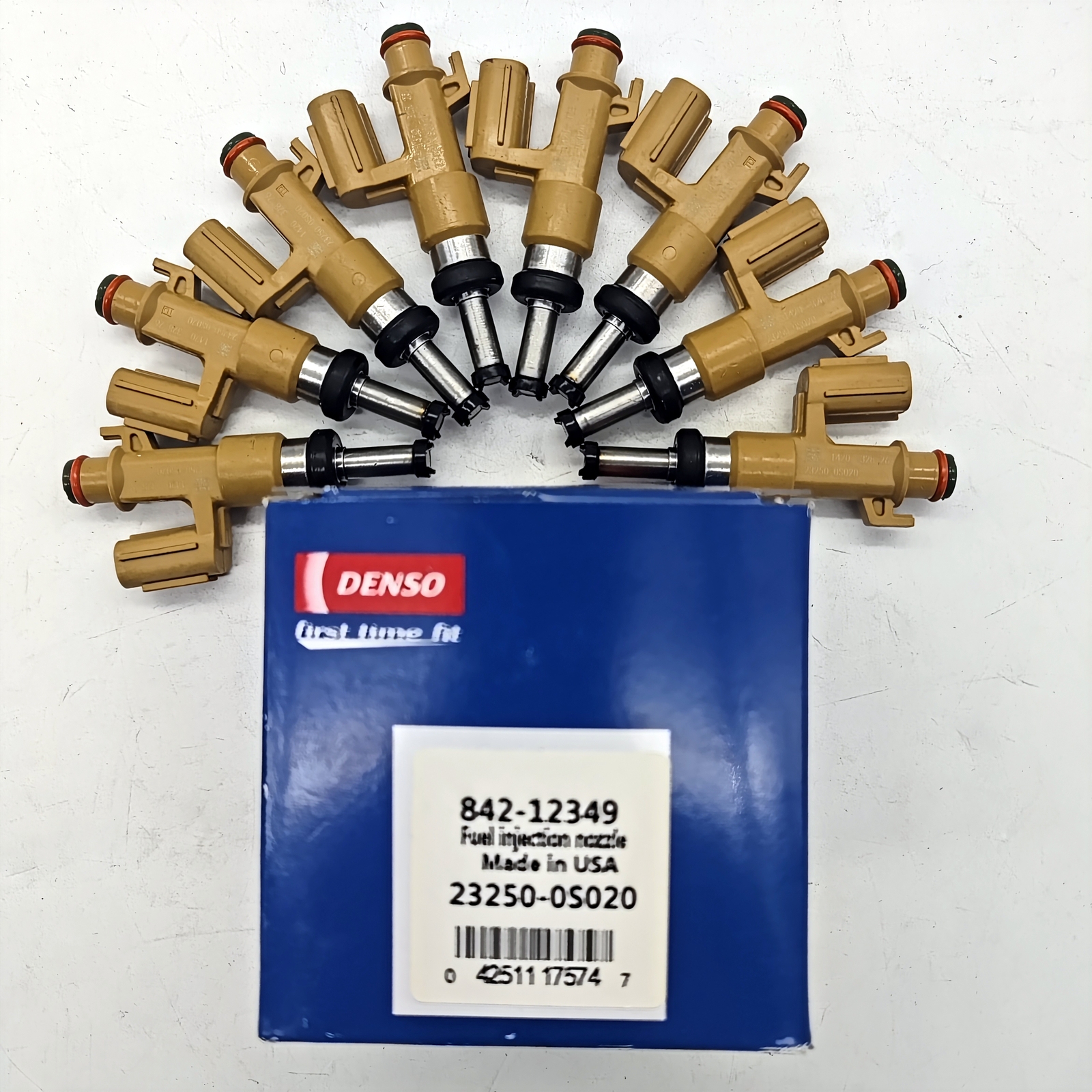 Denso Fuel Injector 23250-0S020 Set of 8 Toyota Tundra Sequoia 5.7L V8 3UR-FE