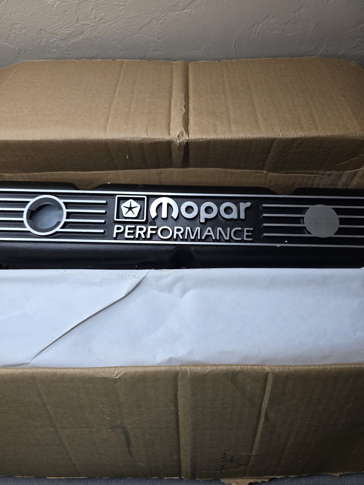 NOS Mopar Performance P5007611AB Valve Covers 273 318 340 360 LA Small Block