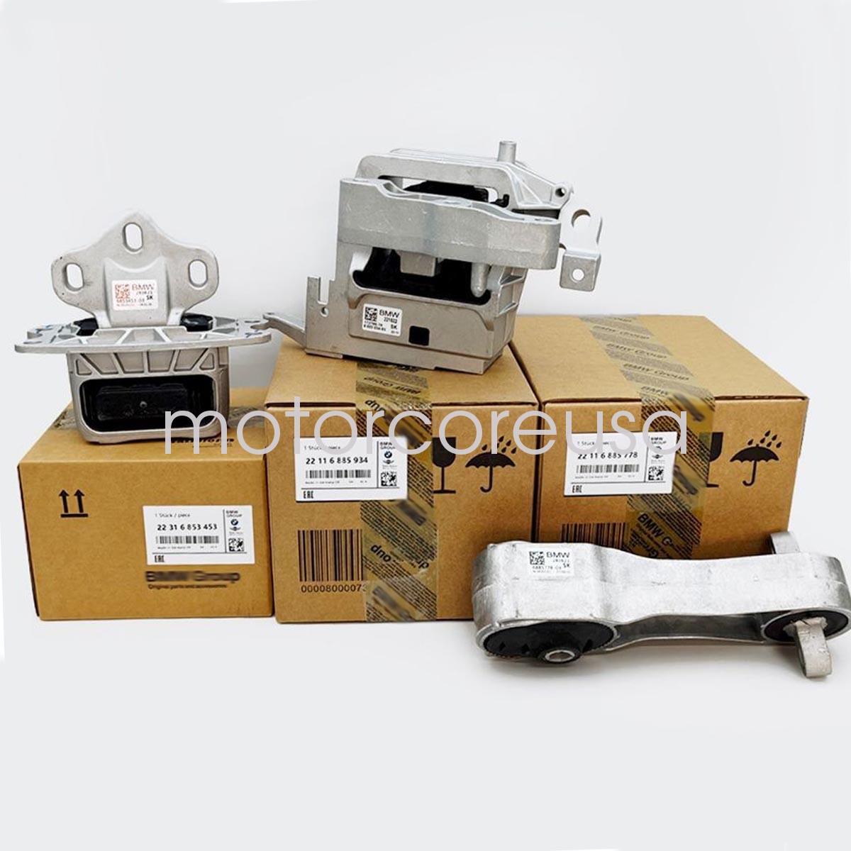 OEM New 3Pcs Engine Mount For BMW X1 X2 Mini Cooper Clubman 1.5L 2.0L 2014-2021