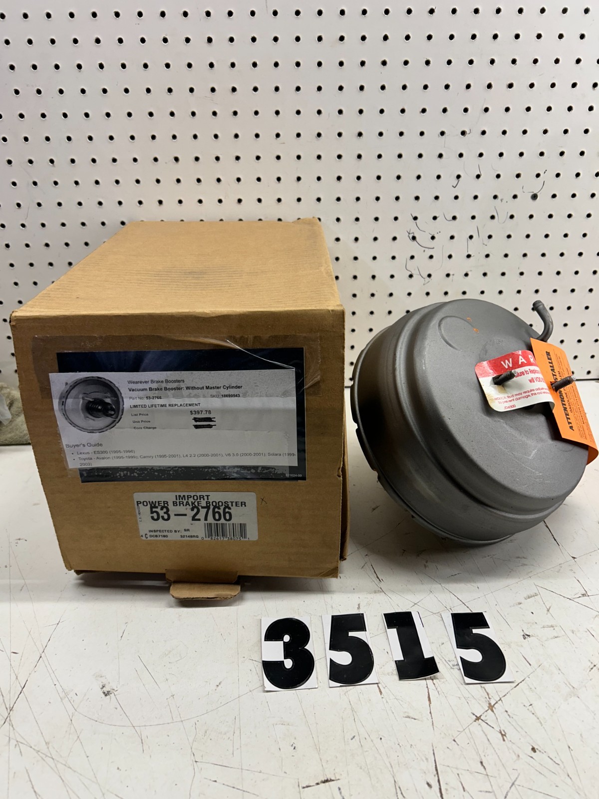 Wearever Brake Booster 53-2766