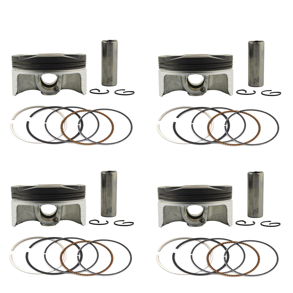 4 Sets Piston & Piston Rings Kit for Honda CBR1000RR 2004-2007 STD Bore 75mm