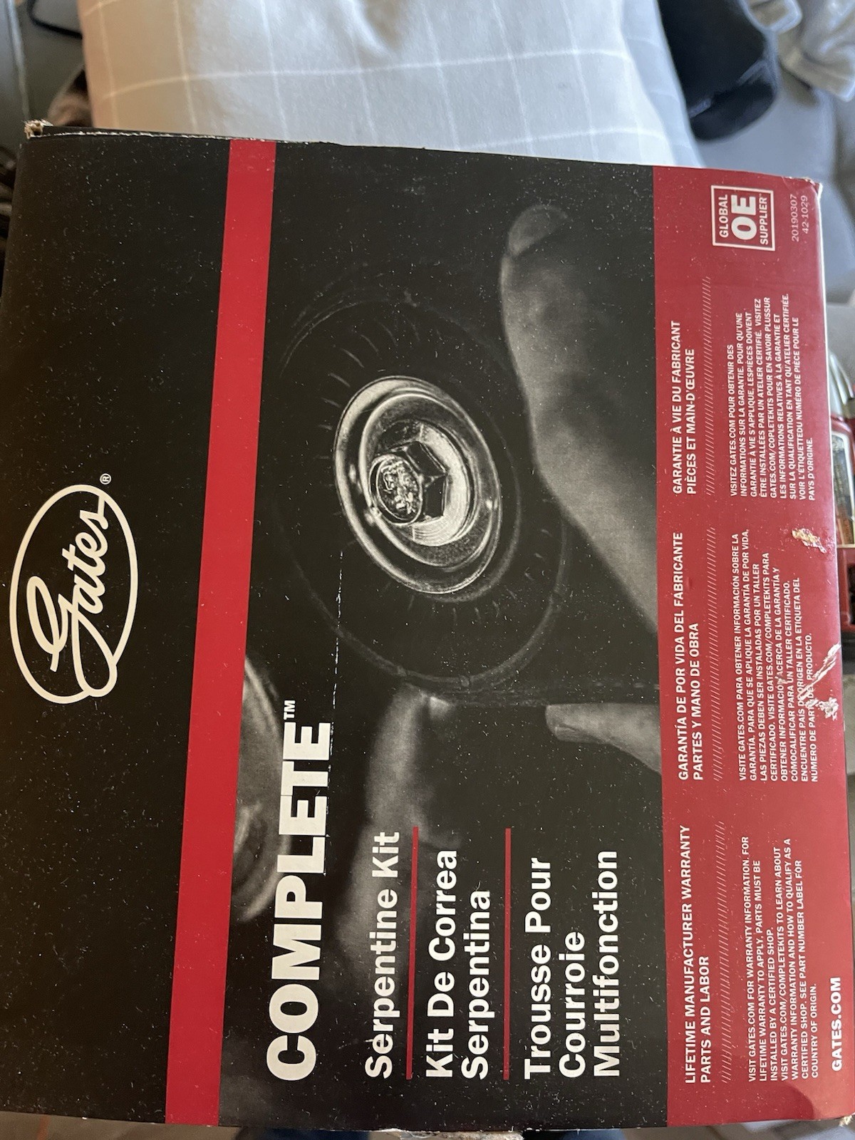 New Genuine Gates Complete Serpentine Belt Drive Component Kit 90K-38195B
