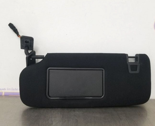 2020-2023 Ford Explorer Left Driver Sun Visor Black W/Garage Door Opener
