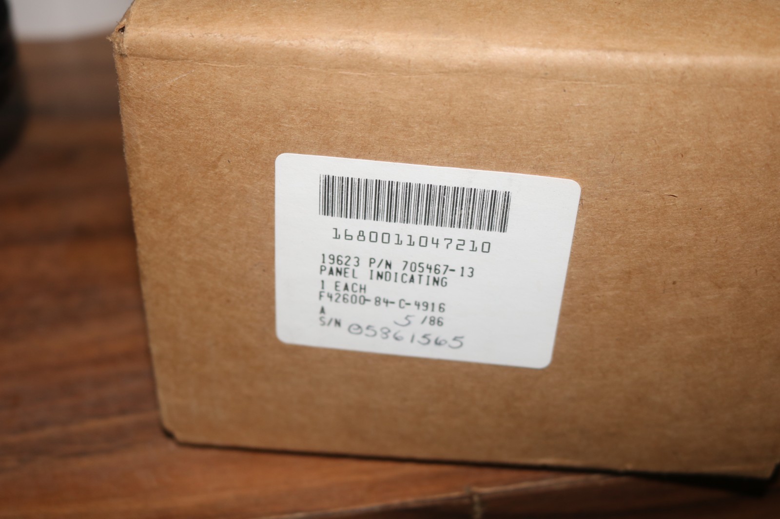 NOS F-16 caution advisory panel PN 705467-13 16VE038004-6 1680-01-104-7210