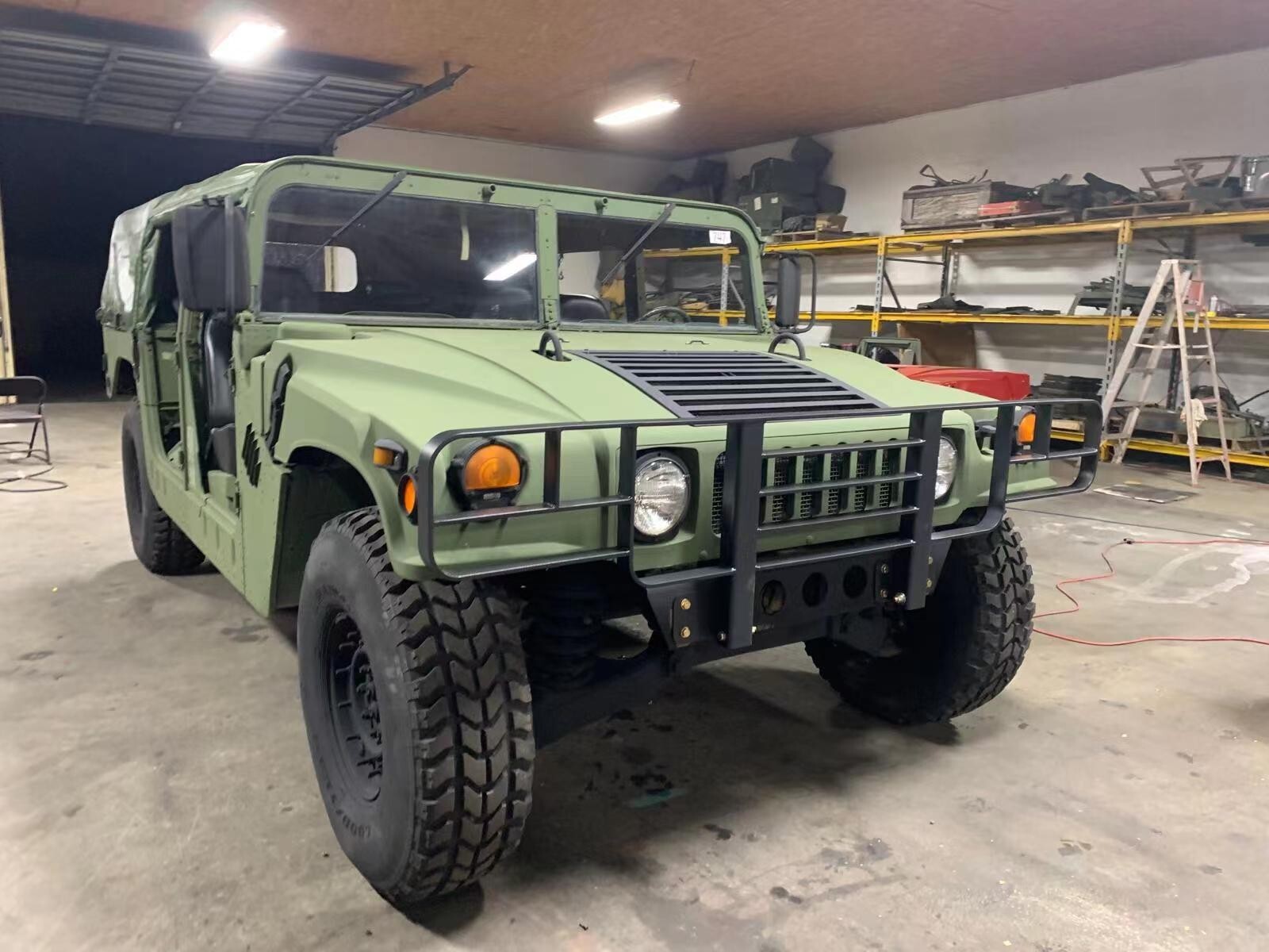 Humvee Brushguard - Luverne Style M998 M1123 M1151 M1152 military humvee bumper Humvee Brushguard - Luverne Style M998 M1123 M1151 M1152 military humvee bumper