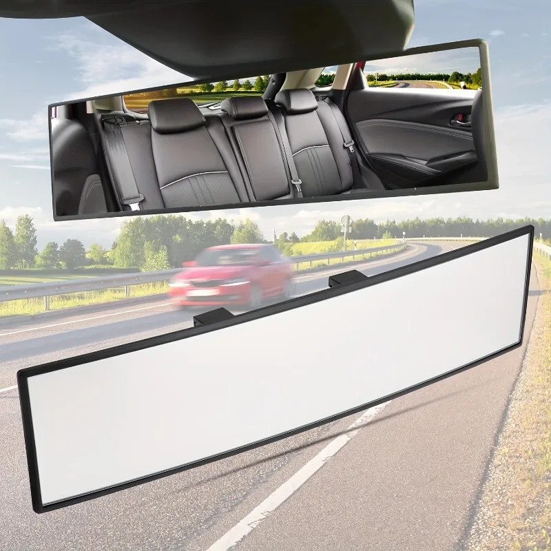 Interior Rear View 300mm Mirror Anti-glare Car Truck Panoramic Convex Wide Angle