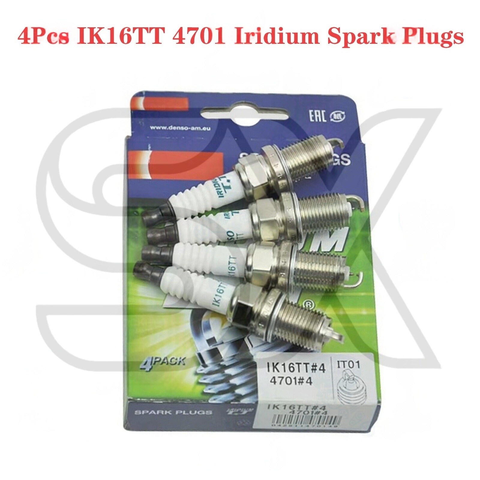 New 4Pcs Genuine IK16TT 4701 Iridium Spark Plugs For Honda Mitsubishi Toyota