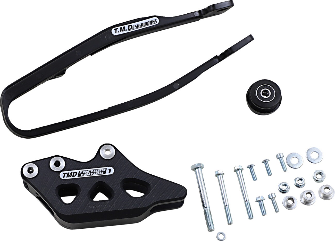 T.M. Designworks Dirt Cross Chain Slide-N-Guide Kit FE1 Black Yamaha