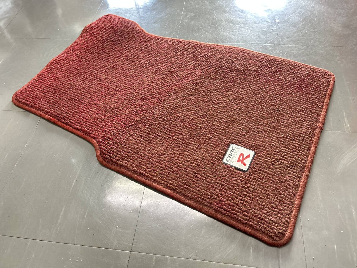 Junk JDM HONDA Civic Type R EK9 Genuine Red Floor Mats Driver Passenger Left