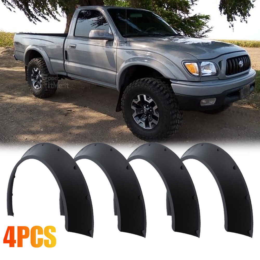 For Toyota Tacoma 1995-2003 4X Fender Flares Wide Wheel Arches Widebody Mudguard