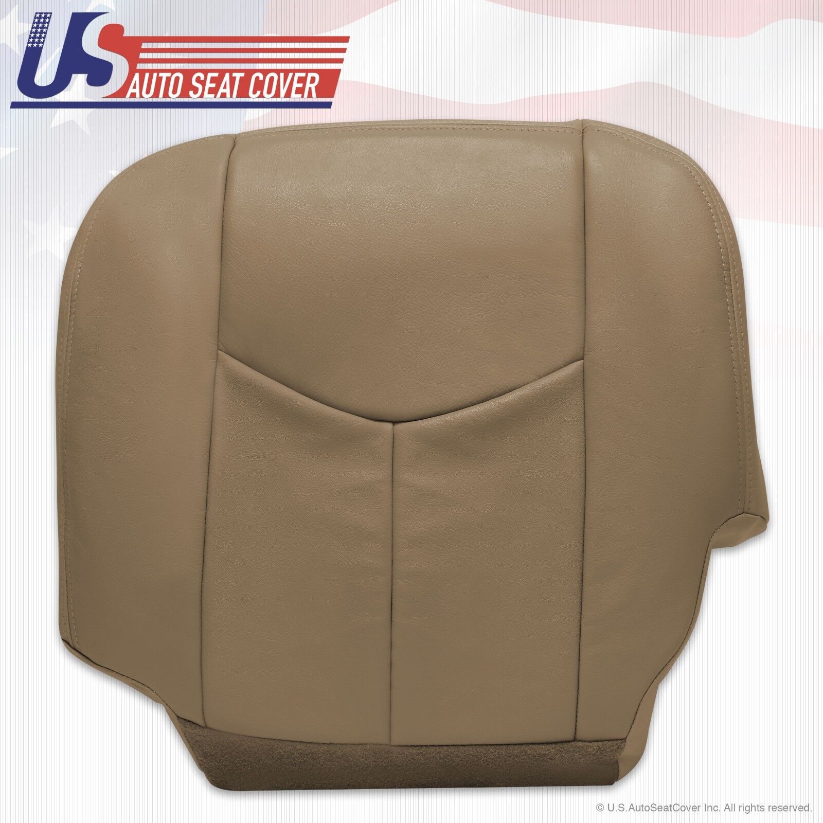 2003 To 06 GMC Sierra 1500 2500 3500 HD Upholstery leather seat cover Tan