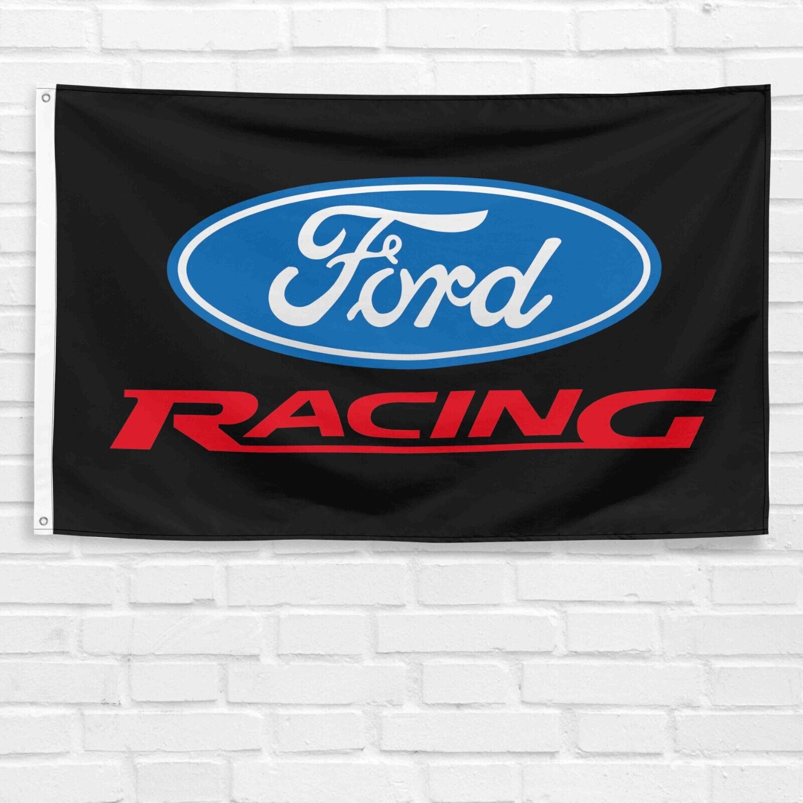 Ford Racing 3x5 ft Flag Shelby Cobra SVT Car Truck Show Banner Garage Wall Sign