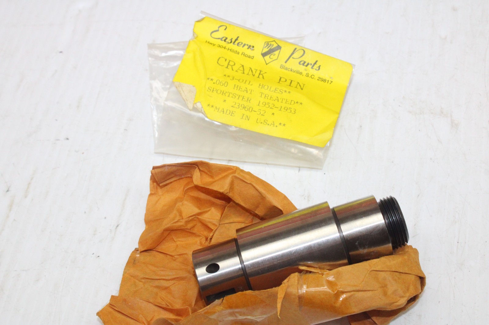 1952 1953 Harley-Davidson K-Model KH Flywheel Crank Pin 23960-52 USA NEW