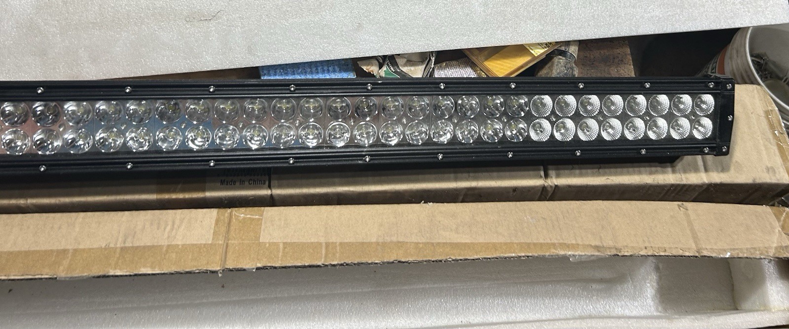 Two 240W Dual-Row Heavy Duty LED Multi-Use Utility Light Bar Model: EP19560-240W Two 240W Dual-Row Heavy Duty LED Multi-Use Utility Light Bar Model: EP19560-240W