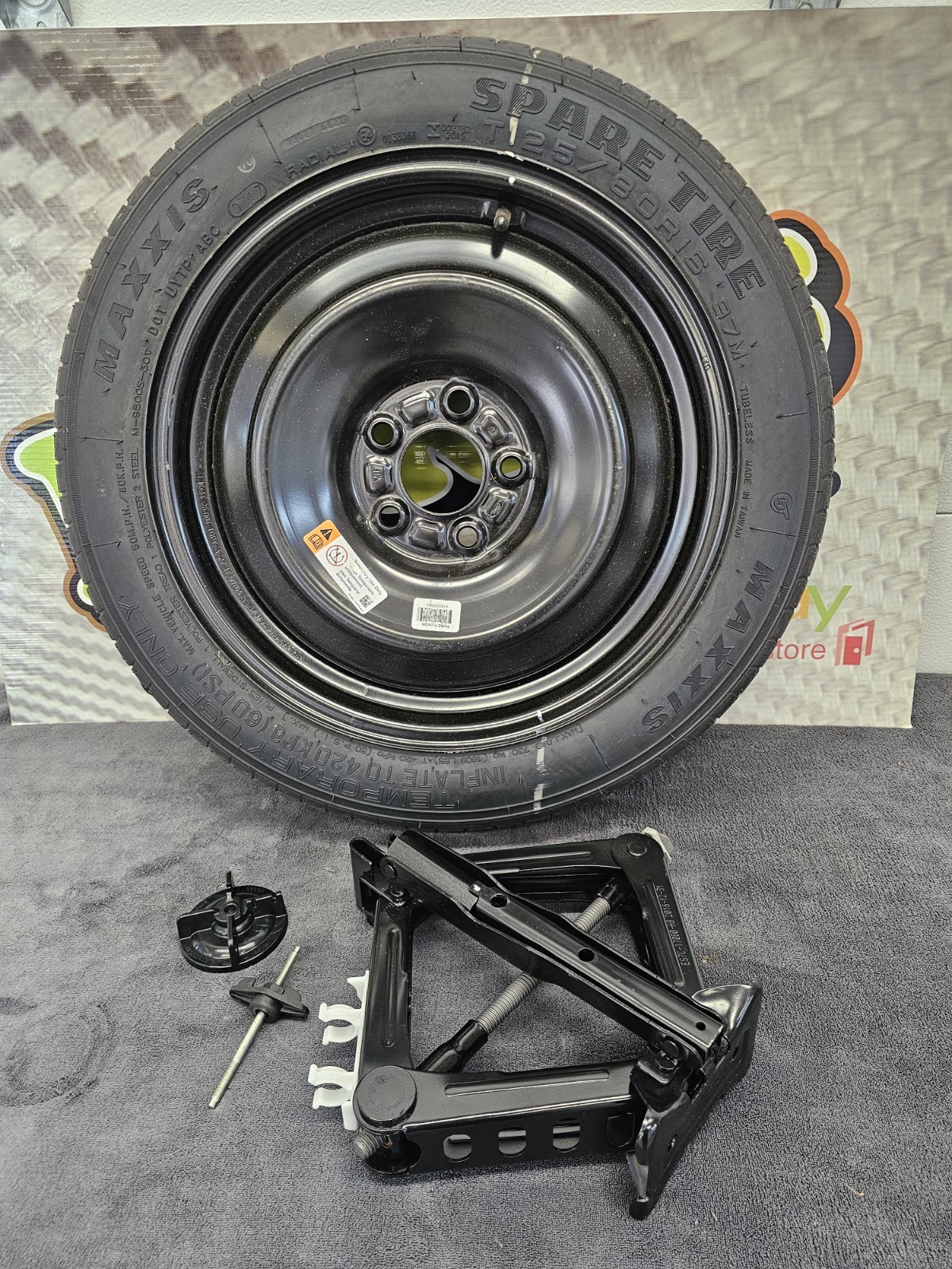 2013-2020 Ford Fusion Spare Tire Jack Tools 125 80 16