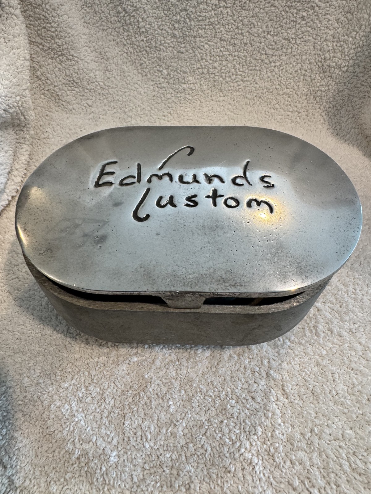 Rare Vintage Edmunds Custom Air Cleaner Cover