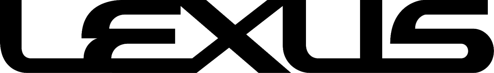 Custom Lexus Word Die Cut Vinyl Decal Shorter Sizes Multiple Colors and Sizes