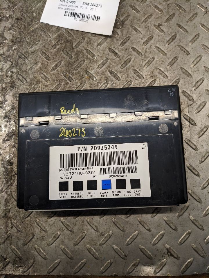 Chassis ECM Body Control BCM Left Hand Dash Fits 06-13 IMPALA 1207076