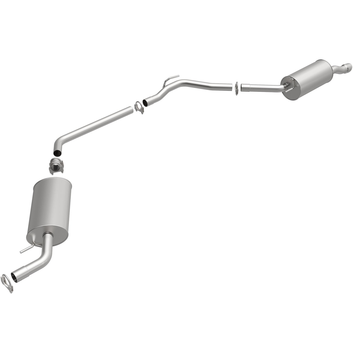 BRExhaust 106-0230 Direct-Fit Exhaust Kit for 1999-2003 Volkswagen EuroVan 2.8L