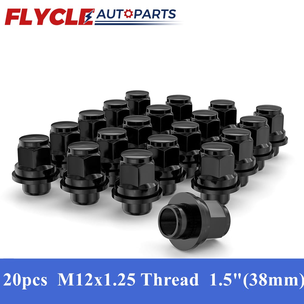 20pcs Lug Nuts M12x1.25 For Nissan Infiniti Frontier Titan Q50 Q60 Altima