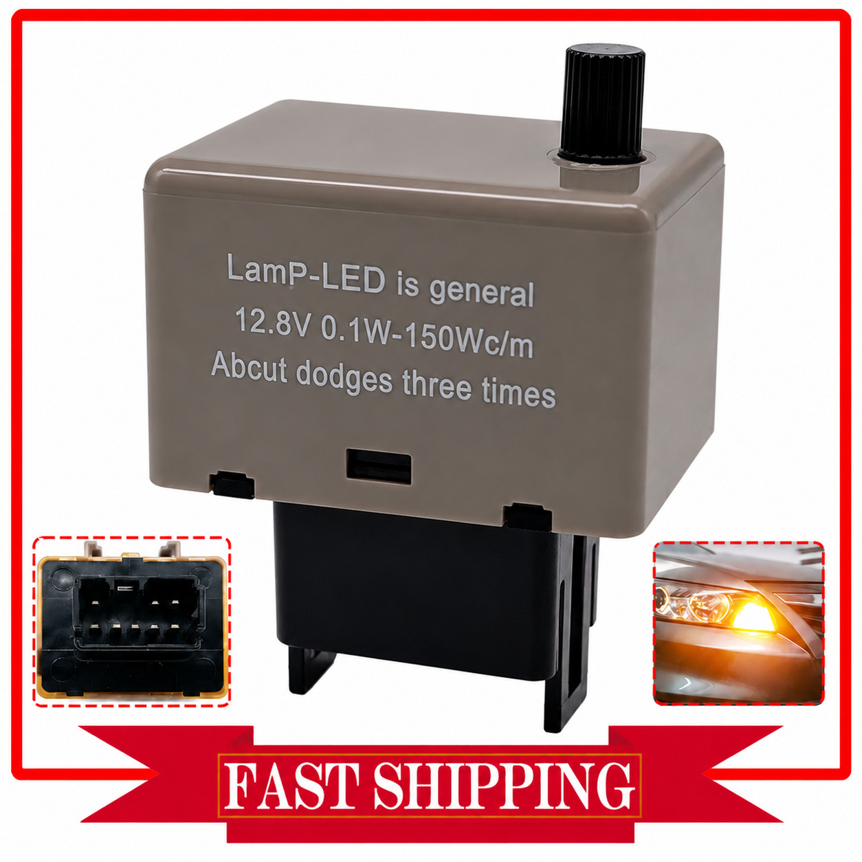 Speed Adjustable 8 Pin LED Flasher Assy Relay Fix Turn Signal For Toyota Lexus